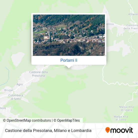 Mappa Castione della Presolana