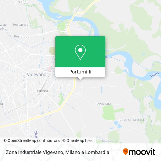 Mappa Zona Industriale Vigevano