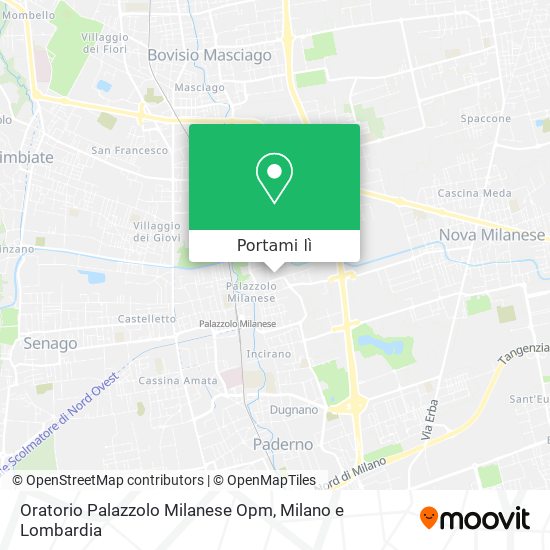 Mappa Oratorio Palazzolo Milanese Opm