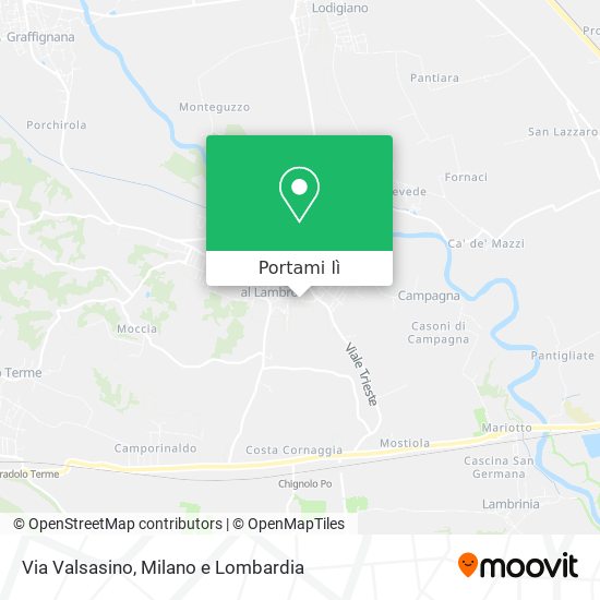 Mappa Via Valsasino