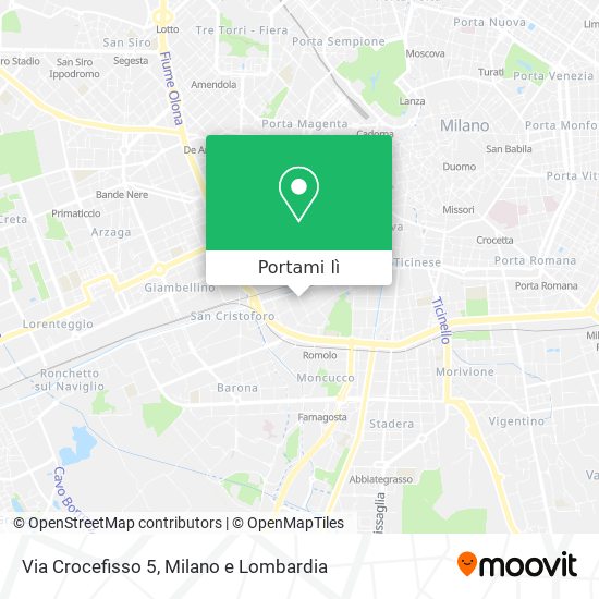 Mappa Via Crocefisso 5