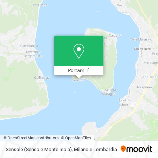 Mappa Sensole (Sensole Monte Isola)