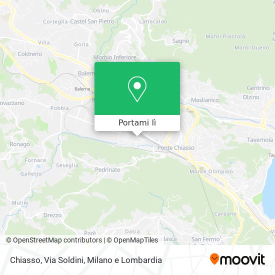 Mappa Chiasso, Via Soldini