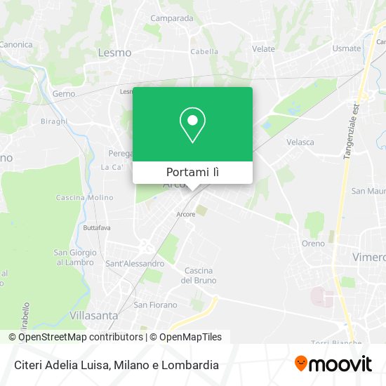 Mappa Citeri Adelia Luisa