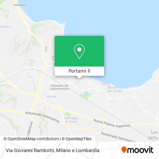 Mappa Via Giovanni Rambotti