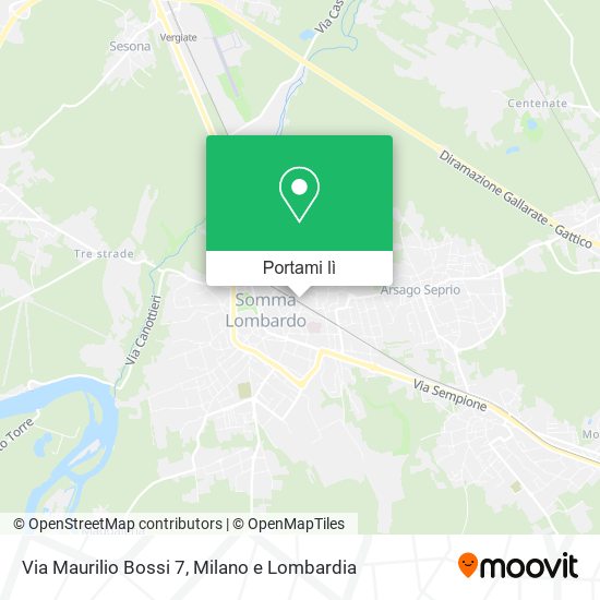Mappa Via Maurilio Bossi 7