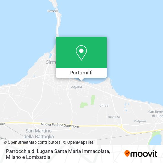Mappa Parrocchia di Lugana Santa Maria Immacolata