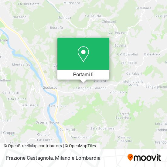 Mappa Frazione Castagnola