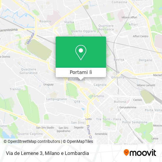 Mappa Via de Lemene 3