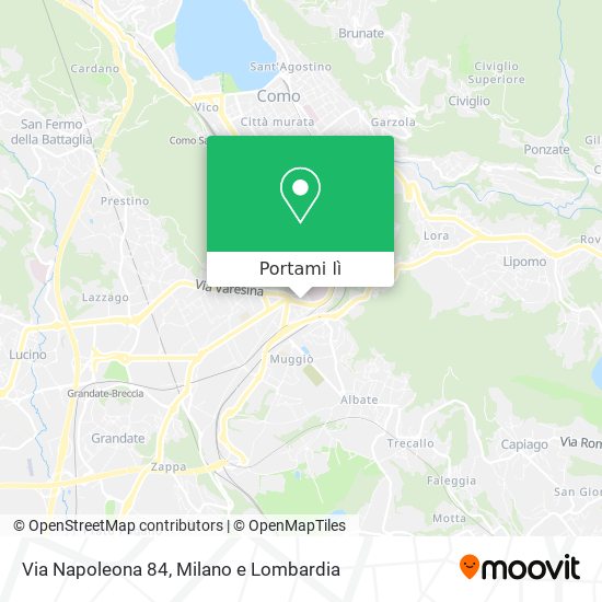 Mappa Via Napoleona 84