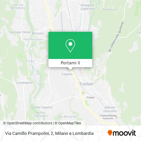 Mappa Via Camillo Prampolini, 2