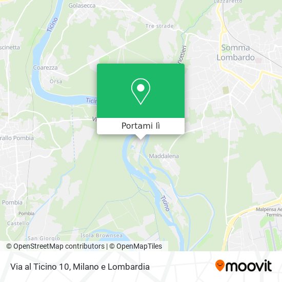Mappa Via al Ticino 10