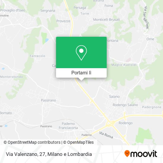 Mappa Via Valenzano, 27