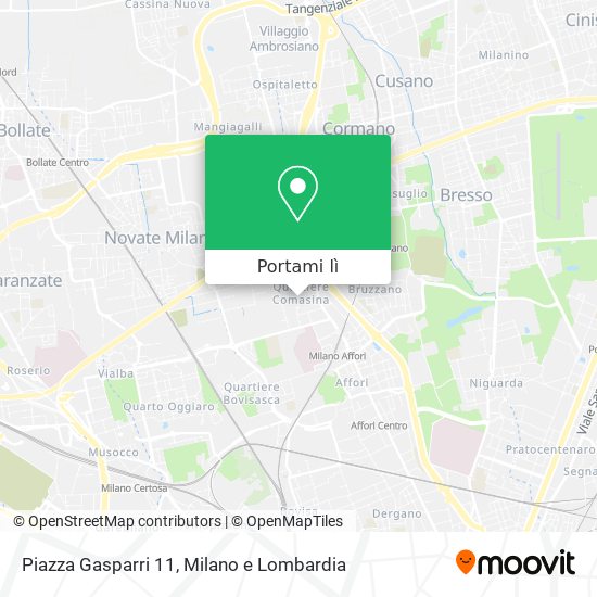 Mappa Piazza Gasparri 11