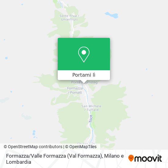 Mappa Formazza / Valle Formazza (Val Formazza)