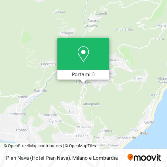 Mappa Pian Nava (Hotel Pian Nava)