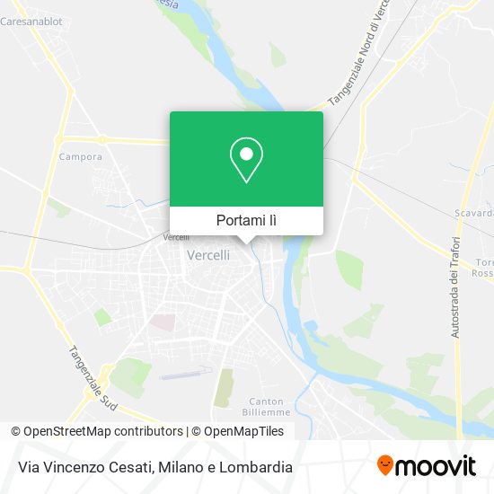 Mappa Via Vincenzo Cesati