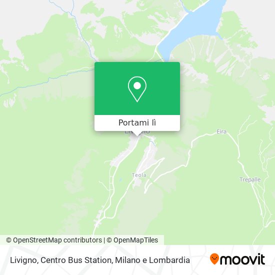 Mappa Livigno, Centro Bus Station