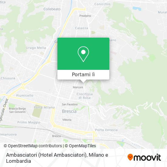 Mappa Ambasciatori (Hotel Ambasciatori)