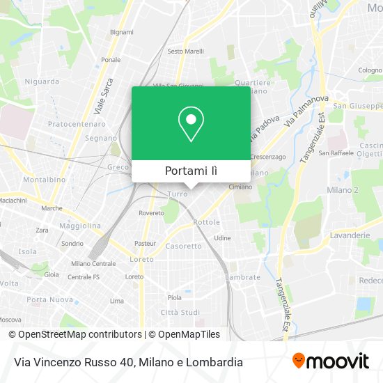 Mappa Via Vincenzo Russo 40