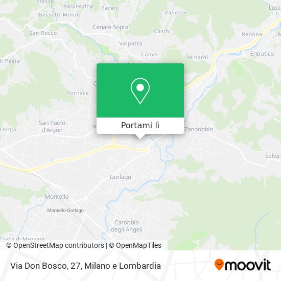 Mappa Via Don Bosco, 27