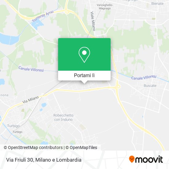 Mappa Via Friuli 30