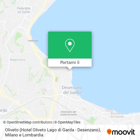 Mappa Oliveto (Hotel Oliveto Lago di Garda - Desenzano)