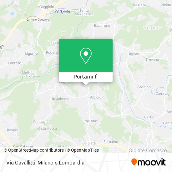 Mappa Via Cavallitti
