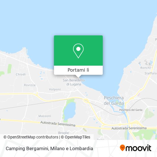 Mappa Camping Bergamini