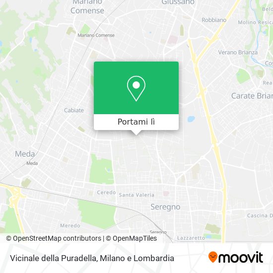 Mappa Vicinale della Puradella