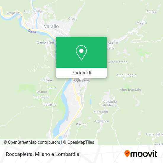 Mappa Roccapietra