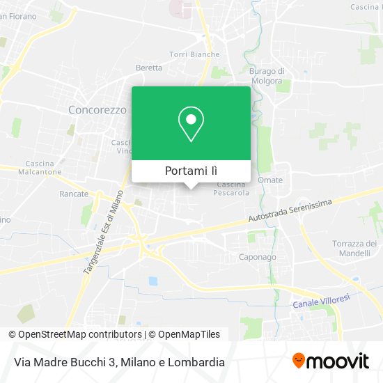 Mappa Via Madre Bucchi 3