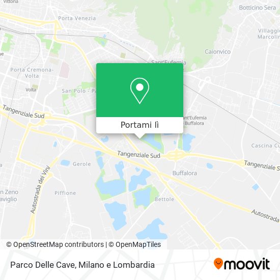 Mappa Parco Delle Cave