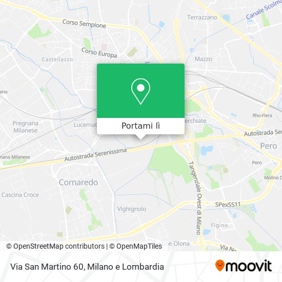 Mappa Via San Martino 60