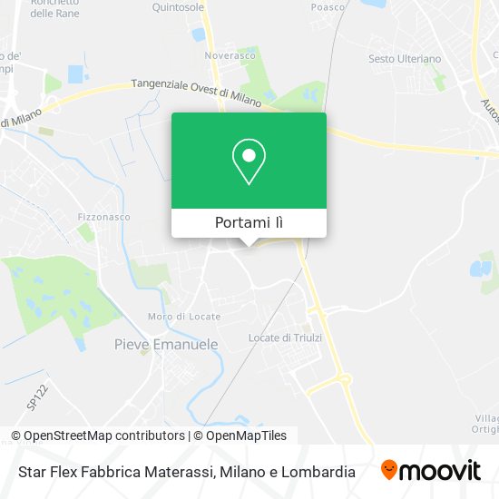 Mappa Star Flex Fabbrica Materassi