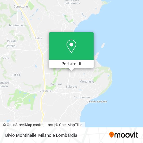 Mappa Bivio Montinelle