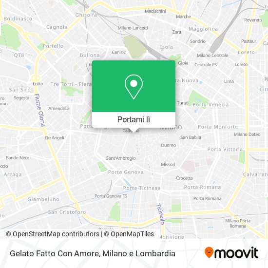 Mappa Gelato Fatto Con Amore