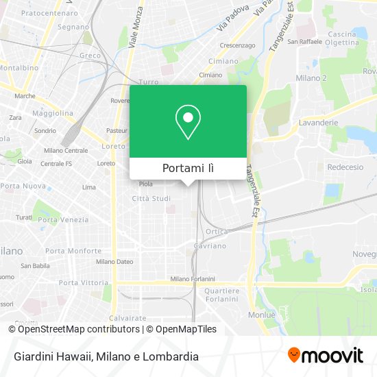 Mappa Giardini Hawaii