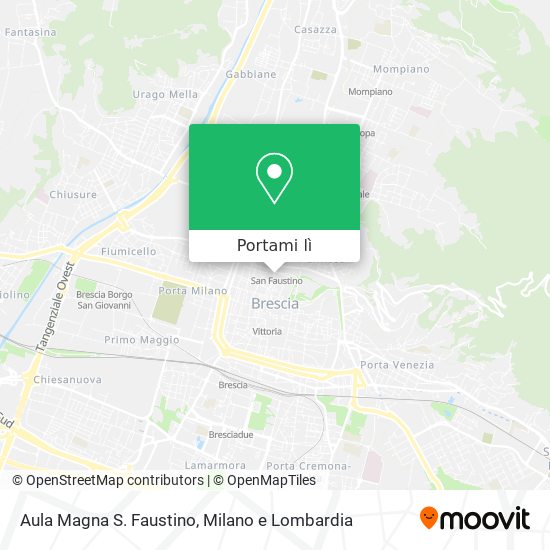 Mappa Aula Magna S. Faustino