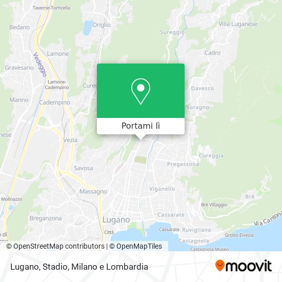 Mappa Lugano, Stadio