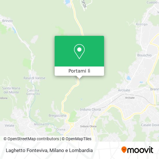 Mappa Laghetto Fonteviva