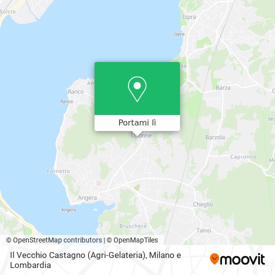 Mappa Il Vecchio Castagno (Agri-Gelateria)