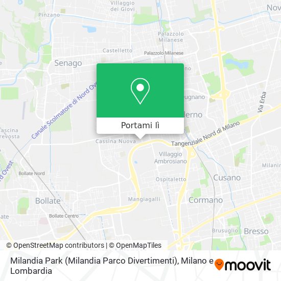 Mappa Milandia Park (Milandia Parco Divertimenti)