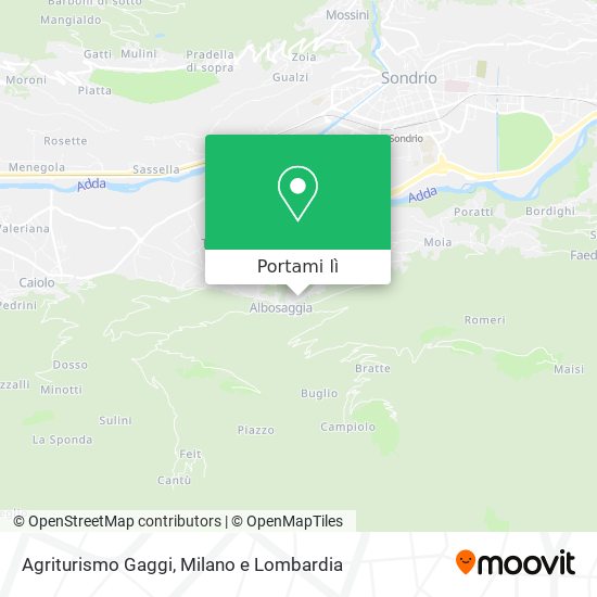 Mappa Agriturismo Gaggi