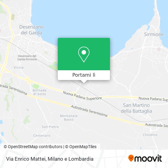 Mappa Via Enrico Mattei
