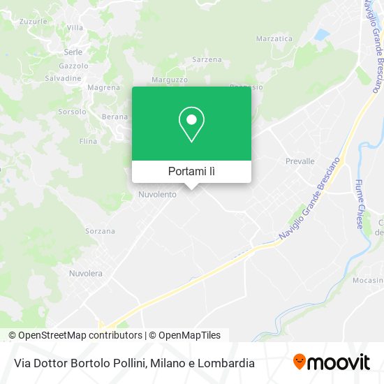 Mappa Via Dottor Bortolo Pollini
