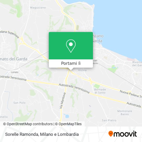 Mappa Sorelle Ramonda