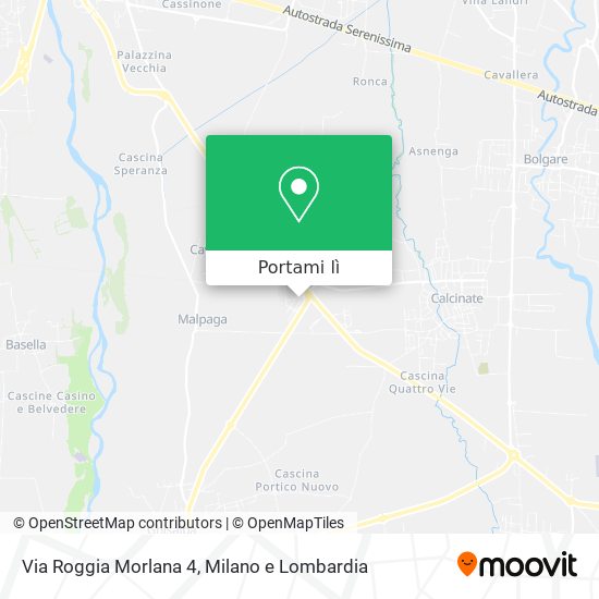 Mappa Via Roggia Morlana 4