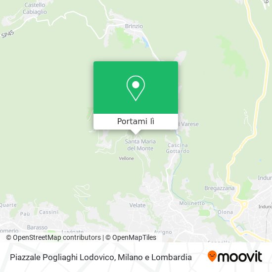 Mappa Piazzale Pogliaghi Lodovico