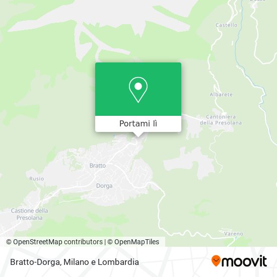 Mappa Bratto-Dorga